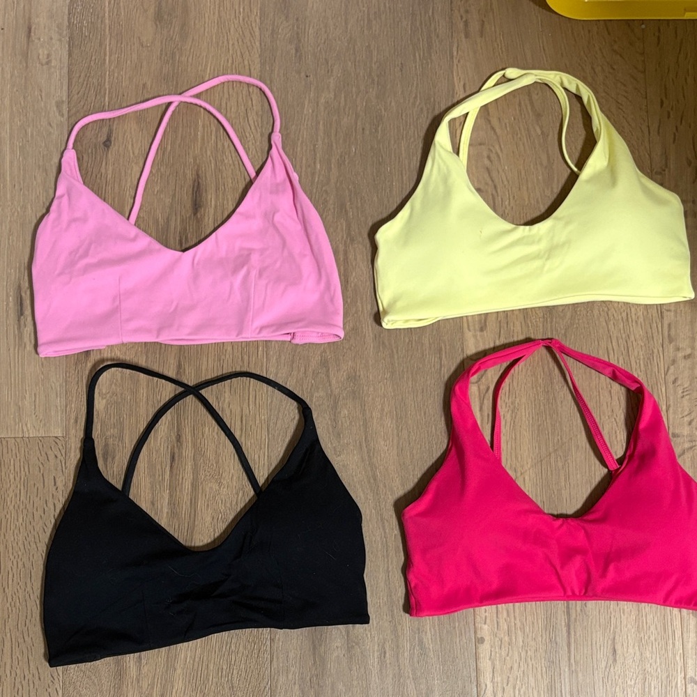 IB Apparell Size 4 Women’s Seamless Strappy Sports Bra EEUC. Fastship